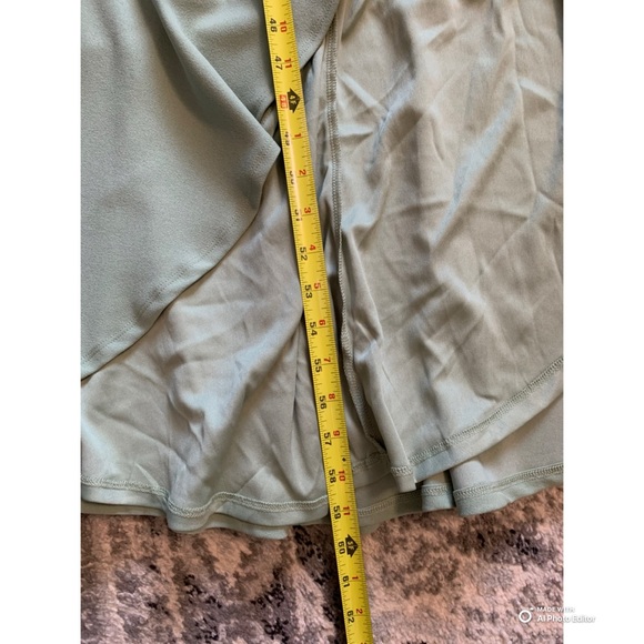 Lulus Small Majestic Perfection Sage Green Ruffled Halter Maxi Dress NWT - Picture 17 of 17